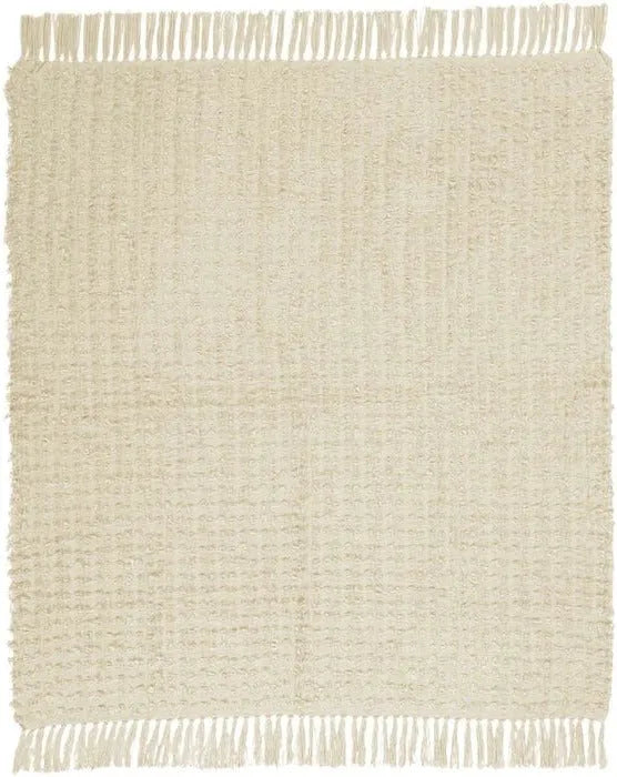 Lifestyle GT037 Cream Throw Blanket - Baconco