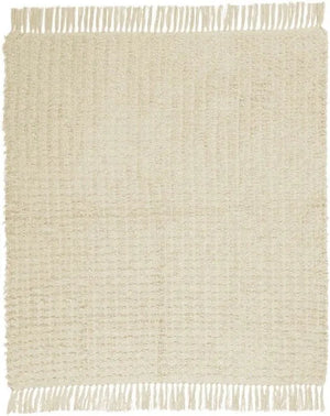 Lifestyle GT037 Cream Throw Blanket - Baconco