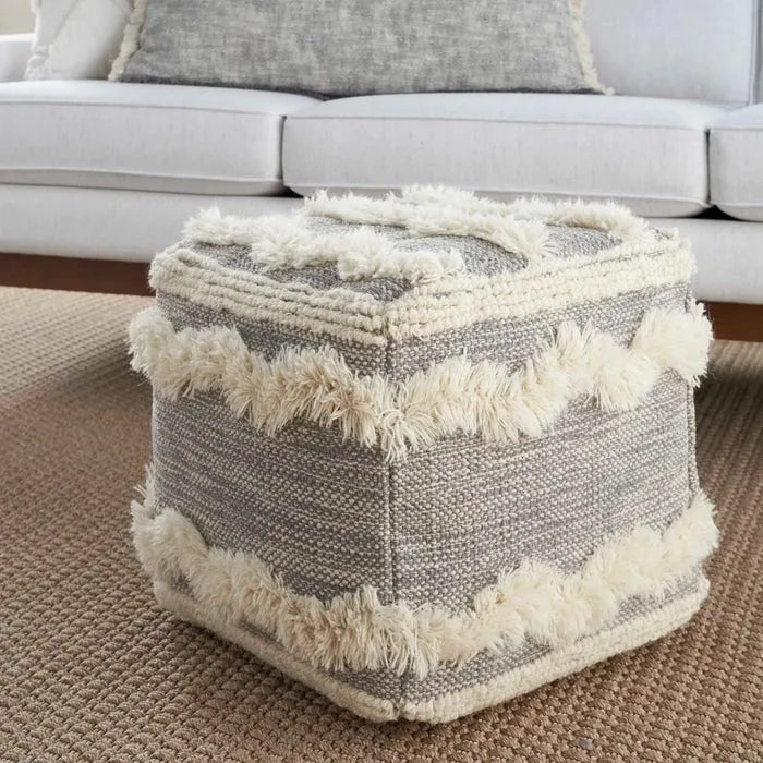 Lifestyle SH016 Grey Pouf - Baconco