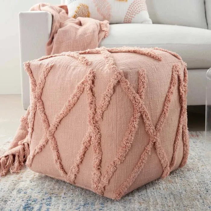 Lifestyle SH018 Blush Pouf - Baconco