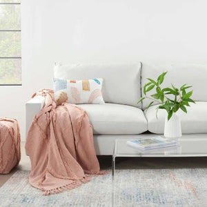 Lifestyle SH018 Blush Throw Blanket - Baconco