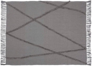 Lifestyle SH018 Grey Throw Blanket - Baconco