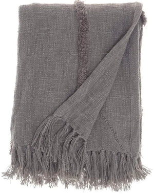 Lifestyle SH018 Grey Throw Blanket - Baconco