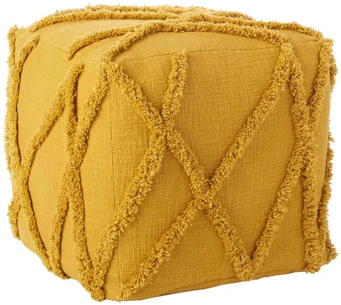 Lifestyle SH018 Mustard Pouf - Baconco