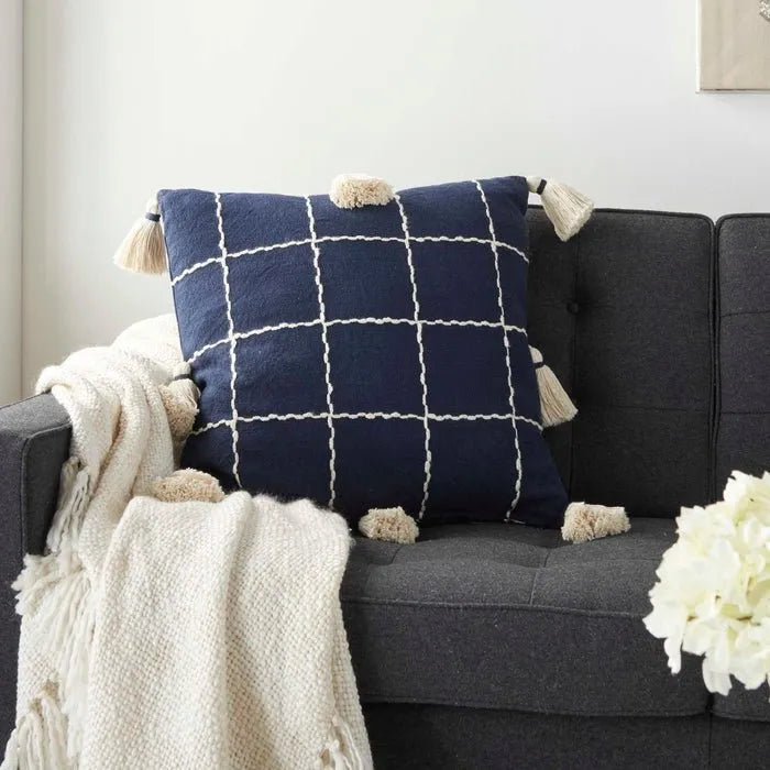 Lifestyle SH033 Navy Pillow - Baconco