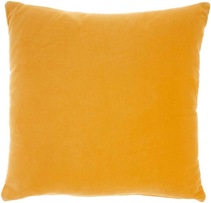 Lifestyle SS900 Yellow Cotton Velvet Pillow - Baconco