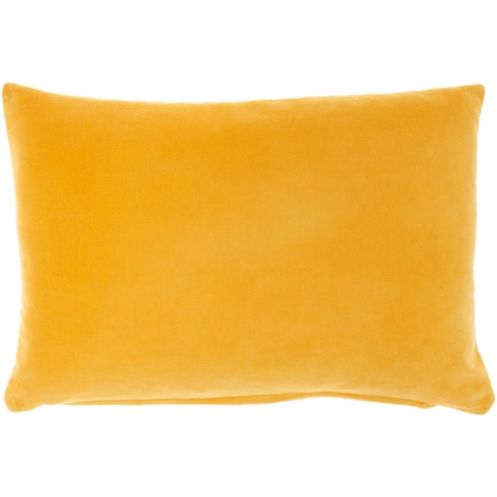 Lifestyle SS900 Yellow Cotton Velvet Pillow - Baconco