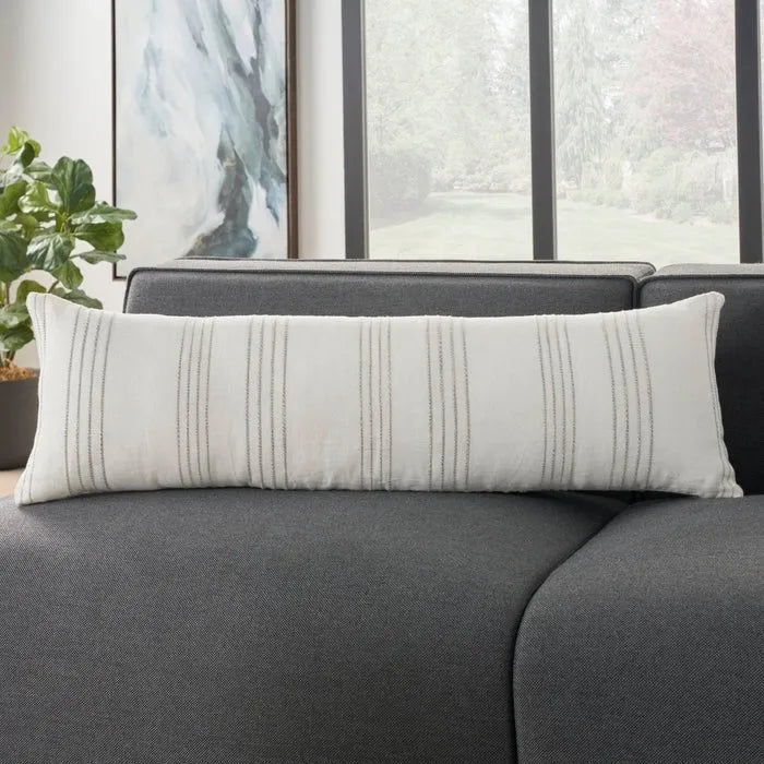 Lifestyle VJ215 White/Grey Pillow - Baconco