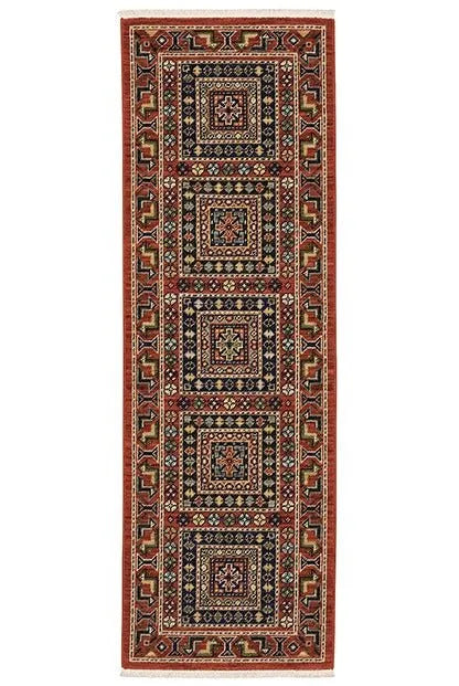 Lilihan 2C Red/Multi Rug - Baconco