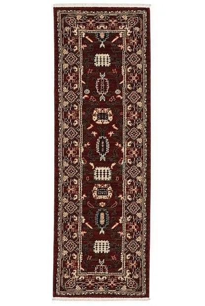 Lilihan 43S Red/Black Rug - Baconco