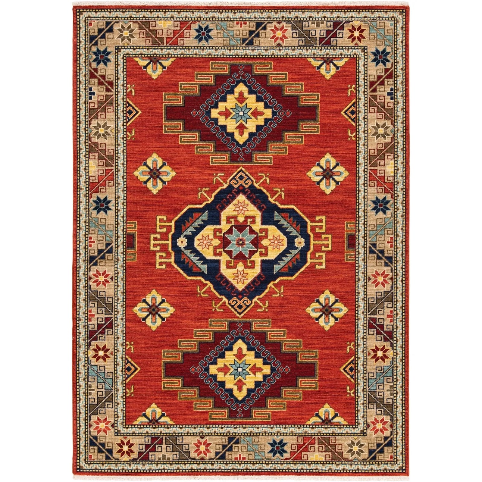 Lilihan 5504P Red/Multi Rug - Baconco