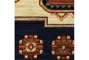 Lilihan 90B Blue/Red Rug - Baconco