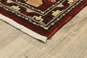 Lilihan 91R Red/Multi Rug - Baconco