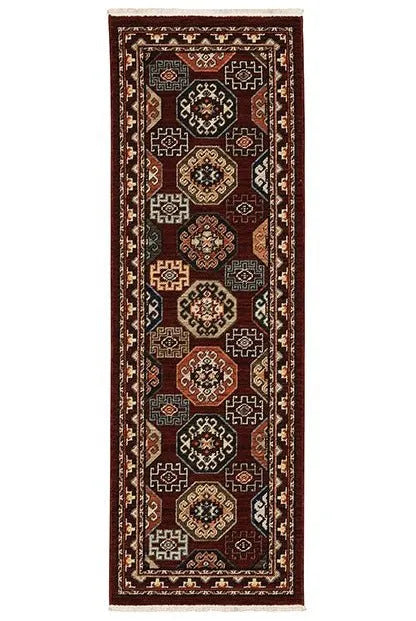 Lilihan 91R Red/Multi Rug - Baconco