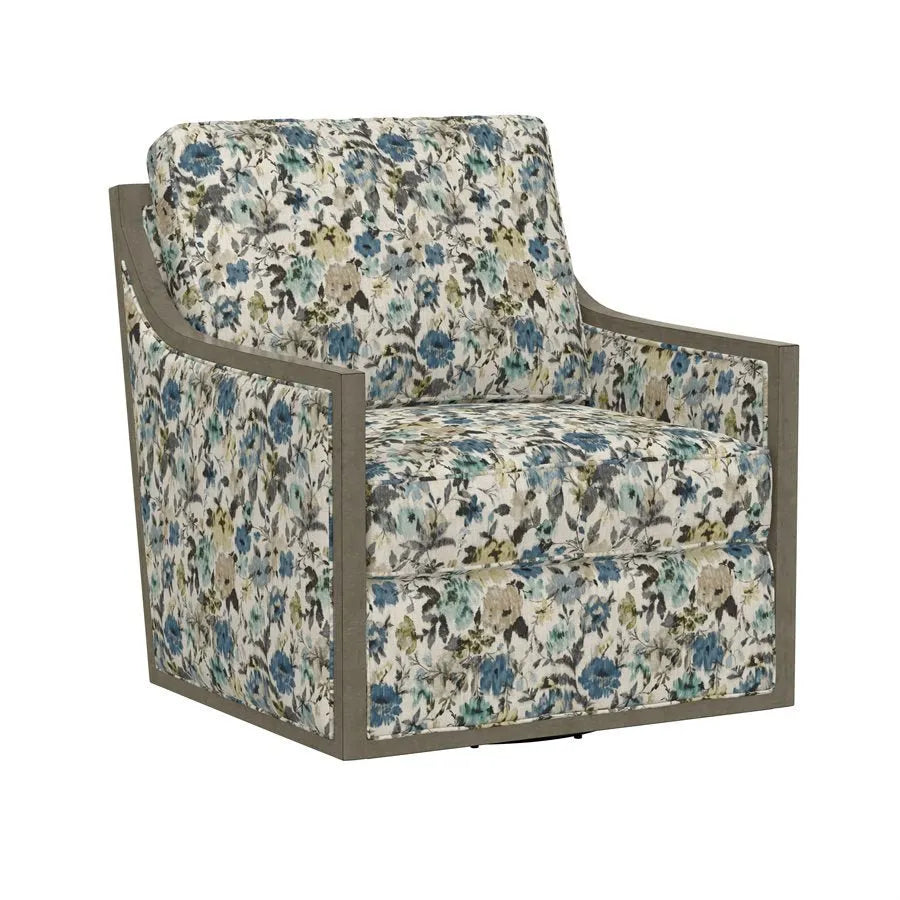 Lily Floral Swivel Chair - Baconco