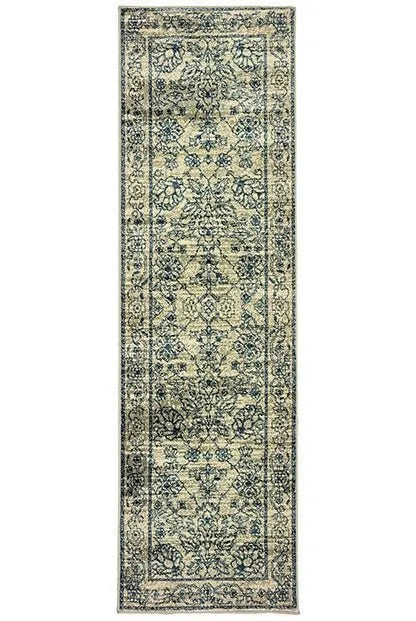 Linden 7804C Beige/ Navy Rug - Baconco