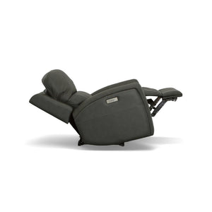 Linden Power Recliner with Power Headrest and Lumbar - Baconco