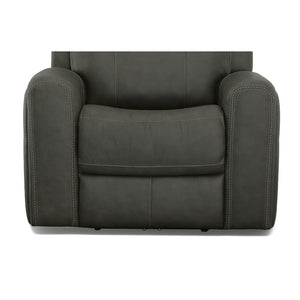 Linden Power Recliner with Power Headrest and Lumbar - Baconco