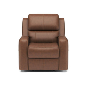 Linden Power Recliner with Power Headrest and Lumbar - Baconco