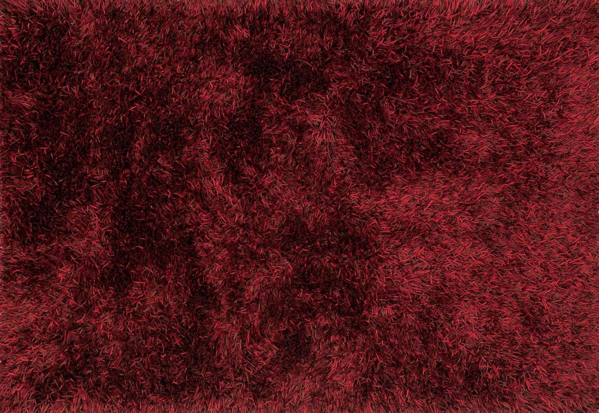 Linden Shag LI 02 Red Rug - Baconco