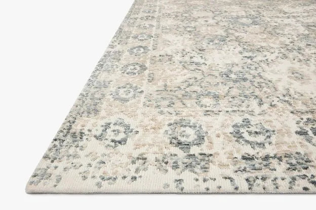 Lindsay LIS-03 Antique White/Aqua Rug - Baconco