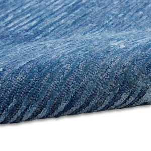 Linear (CK010) LNR01 Blue Rug - Baconco