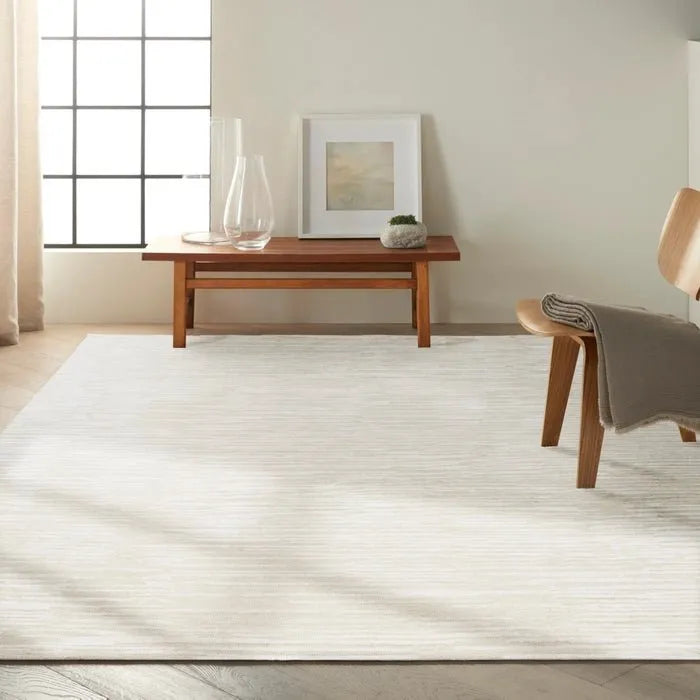 Linear (CK010) LNR01 Ivory Rug - Baconco