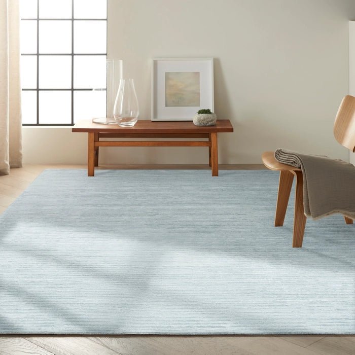 Linear (CK010) LNR01 Light Blue Rug - Baconco