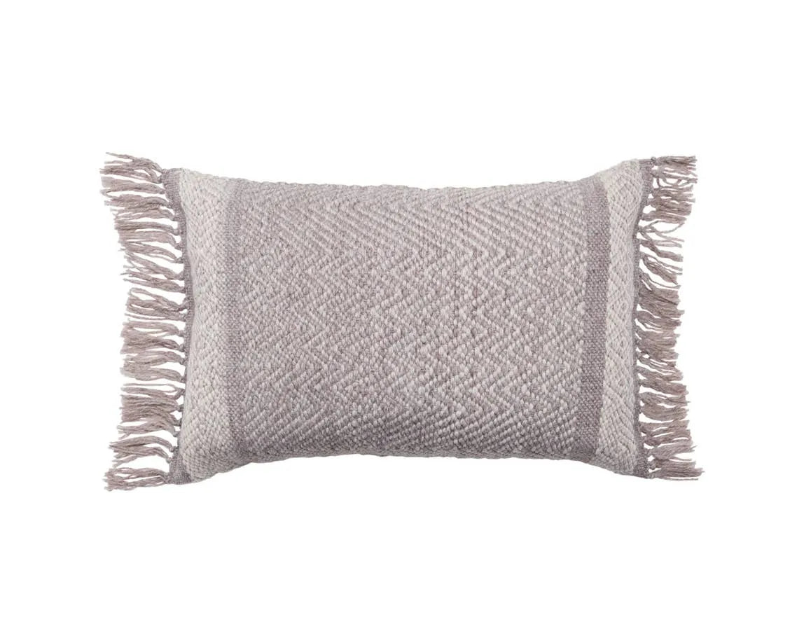 Liri LIR04 Taupe/Ivory Pillow - Baconco