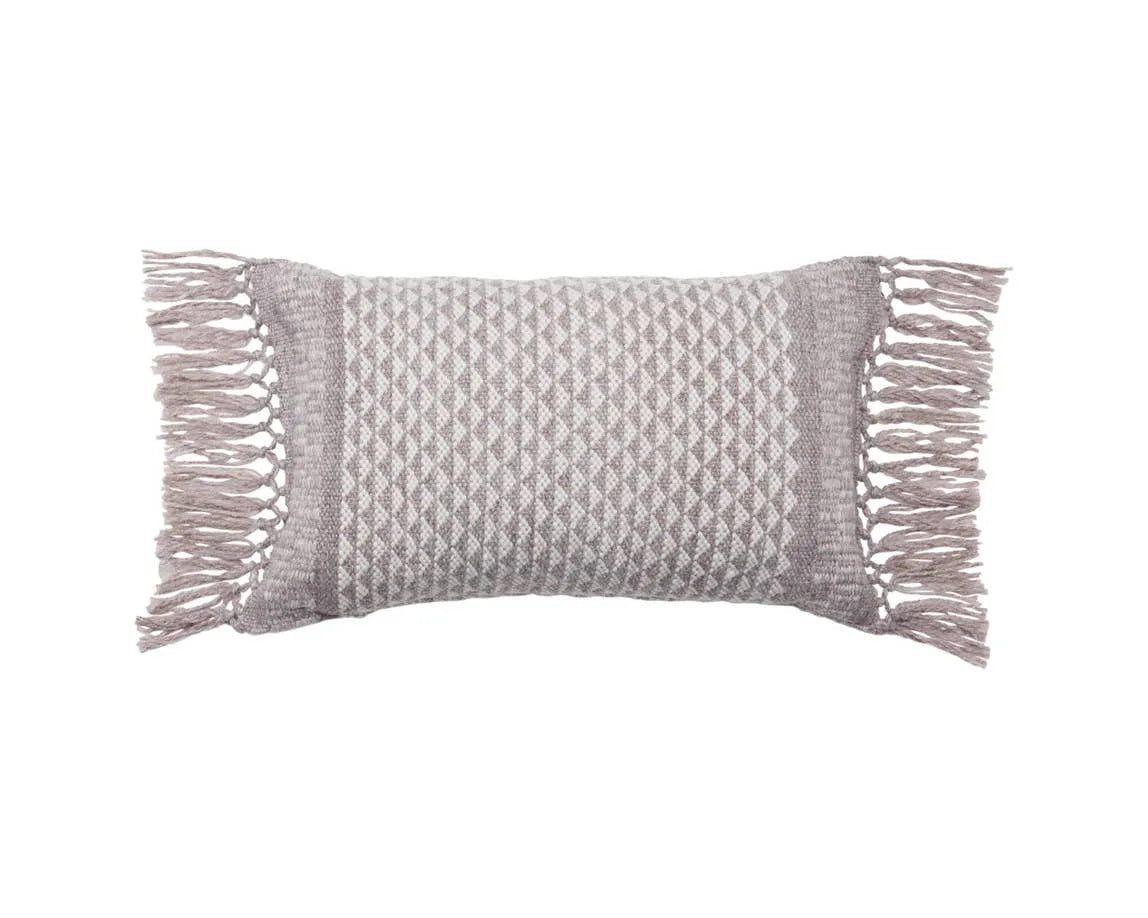 Liri LIR08 Taupe/Ivory Pillow - Baconco