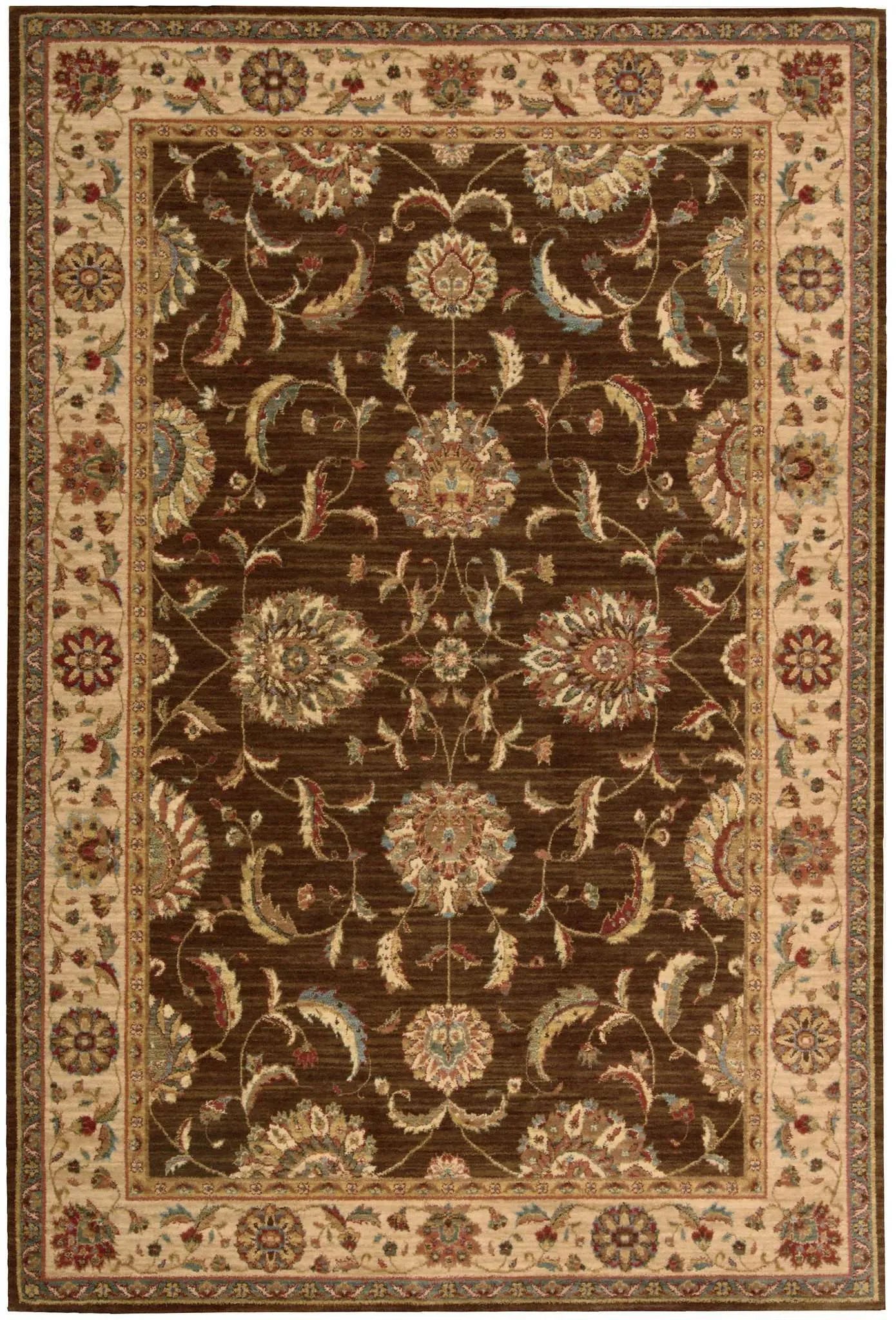 Living Treasures LI04 Brown Rug - Baconco