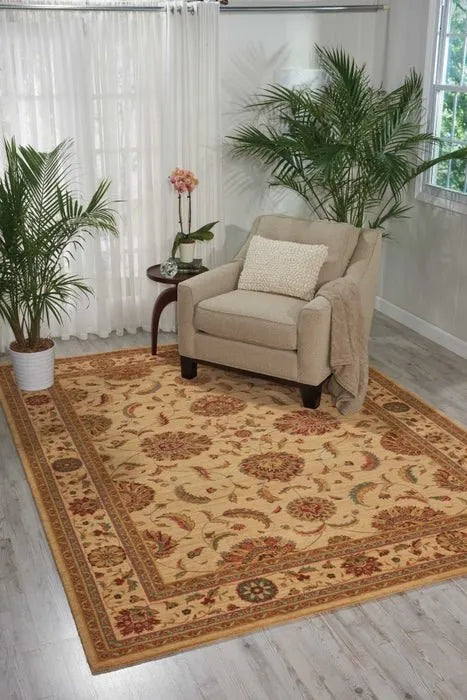 Living Treasures LI04 Ivory Rug - Baconco