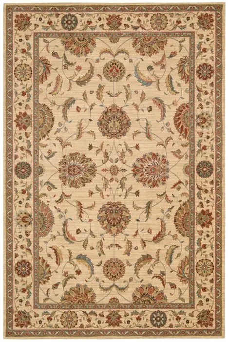 Living Treasures LI04 Ivory Rug - Baconco