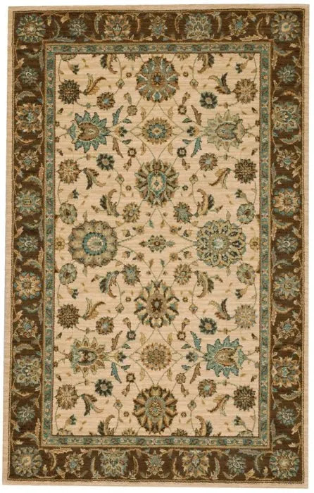 Living Treasures LI05 Beige Rug - Baconco