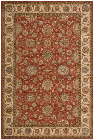 Living Treasures LI05 Rust Rug - Baconco