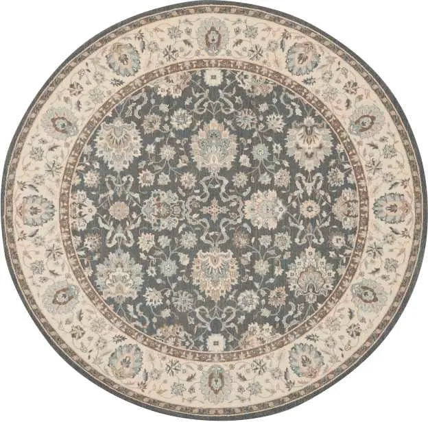 Living Treasures LI16 Grey/Ivory Rug - Baconco