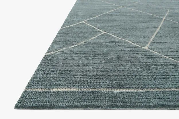 Logan LOG-01 Slate/White Rug - Baconco