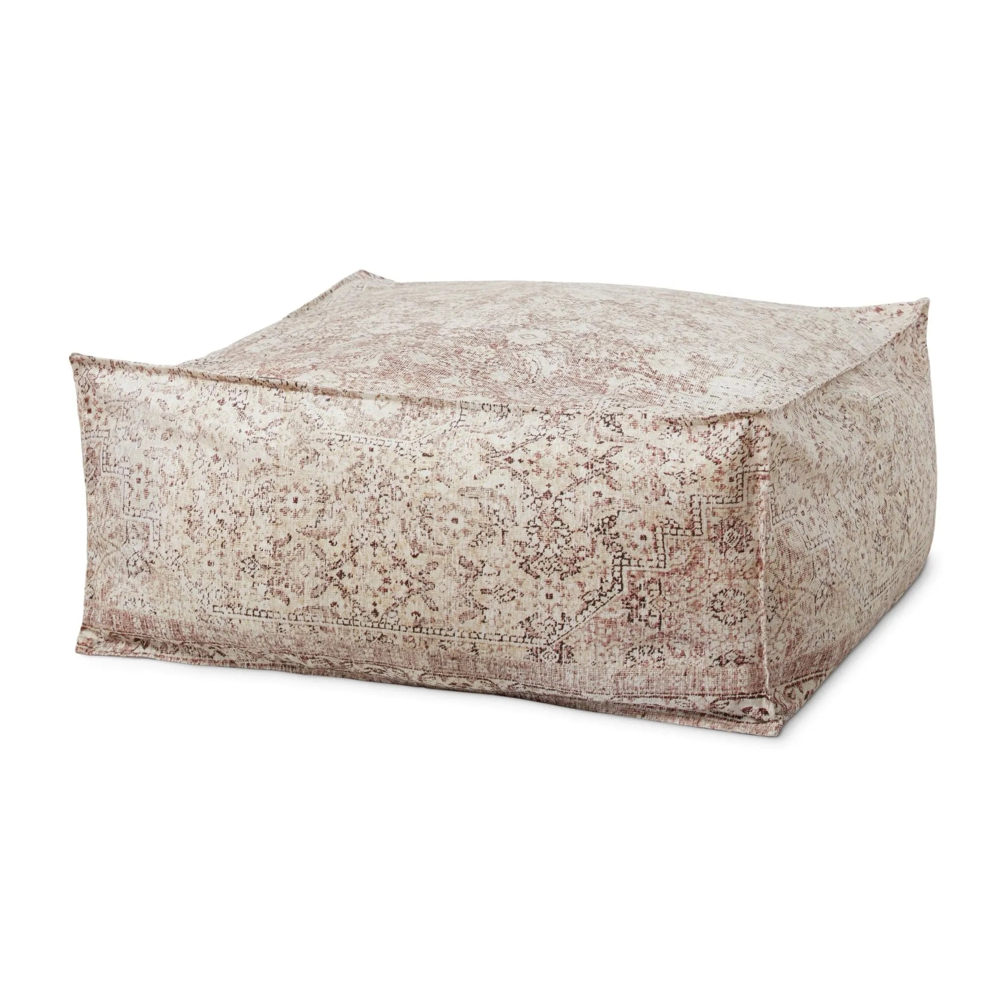 Loloi Lpf0027 Beige/Multi Pouf - Baconco