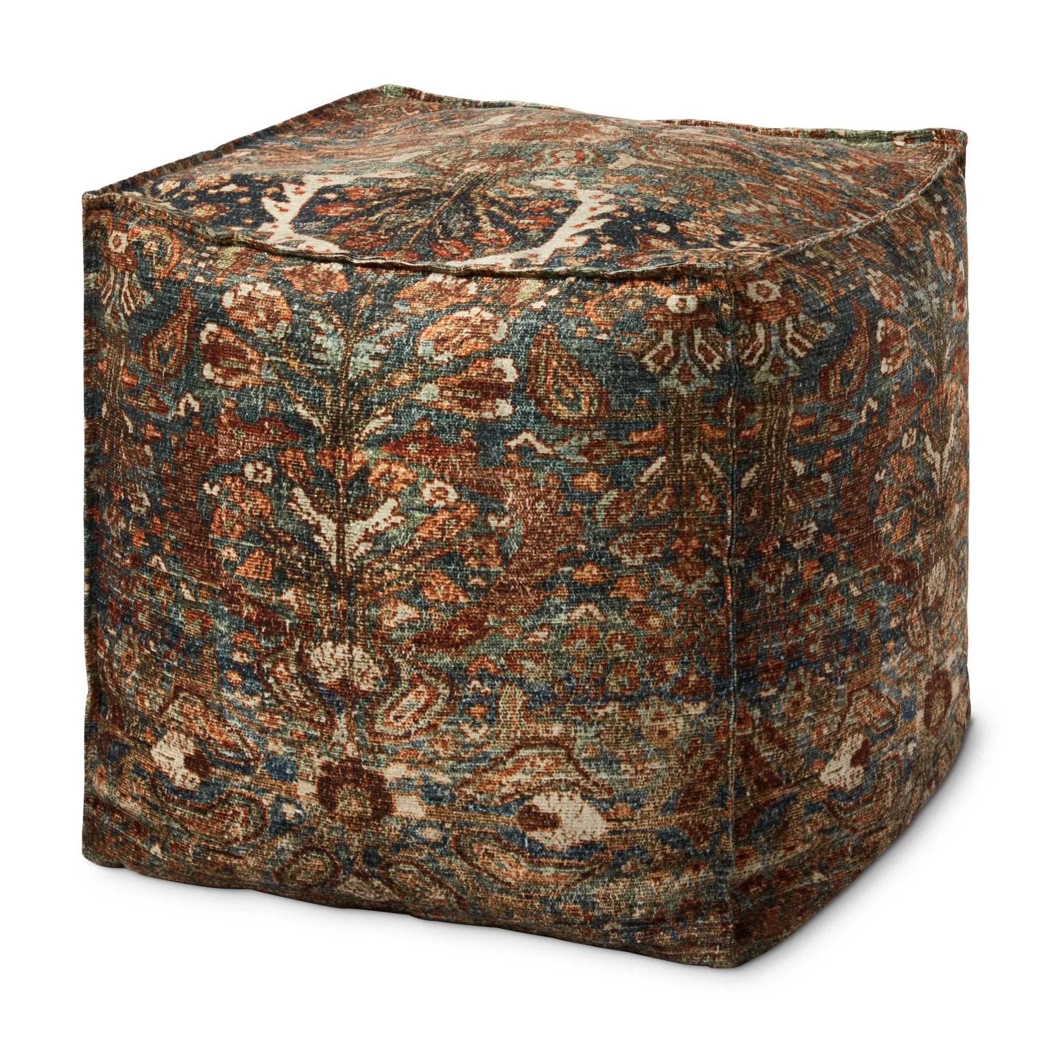 Loloi Pf0005 Spice/Multi Pouf - Baconco