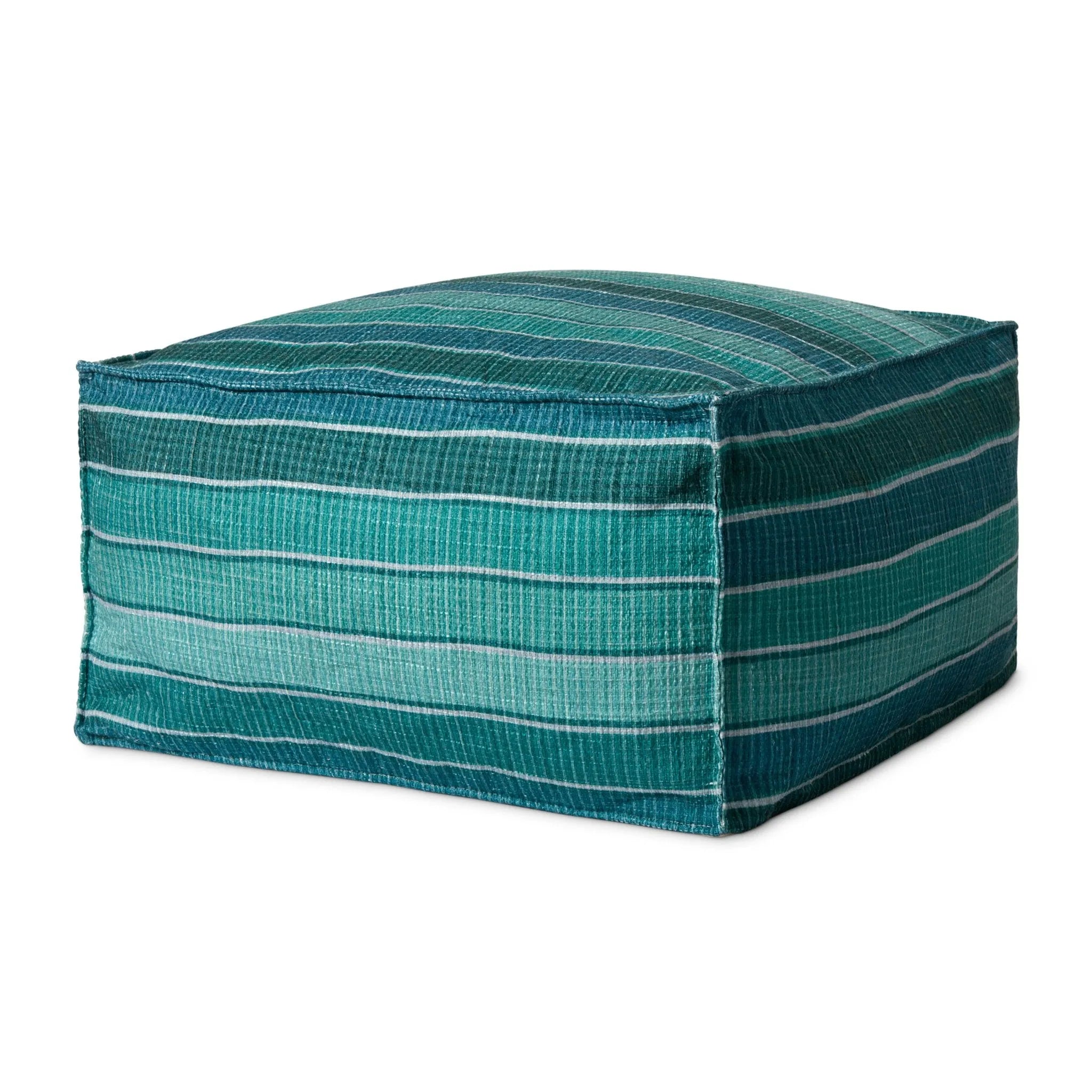 Loloi Pf0010 Lagoon/Blue Pouf - Baconco