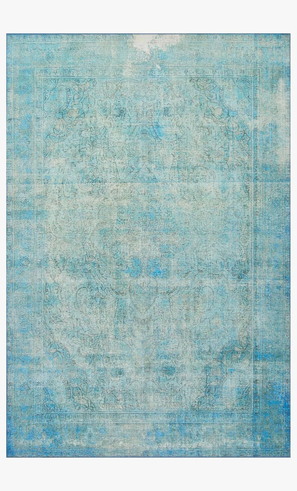 Loren LQ 08 Aqua Rug - Baconco