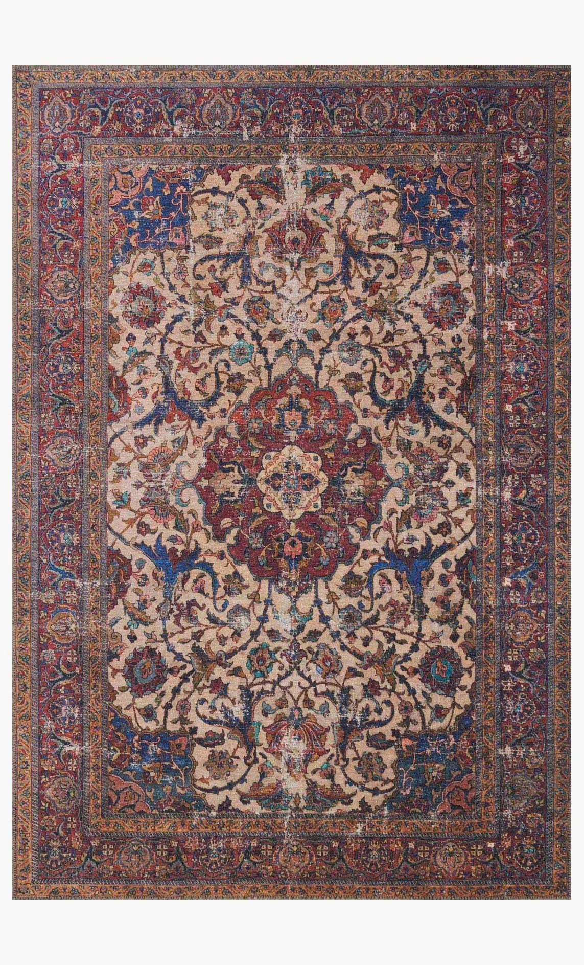 Loren LQ 11 Sand / Multi Rug - Baconco