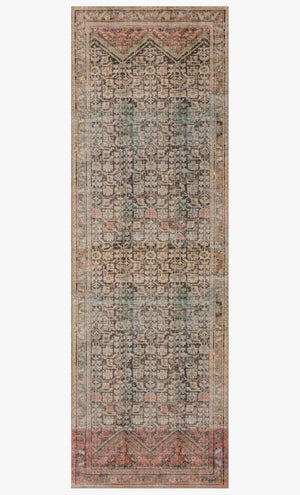 Loren Lq-17 Charcoal/Multi Rug - Baconco