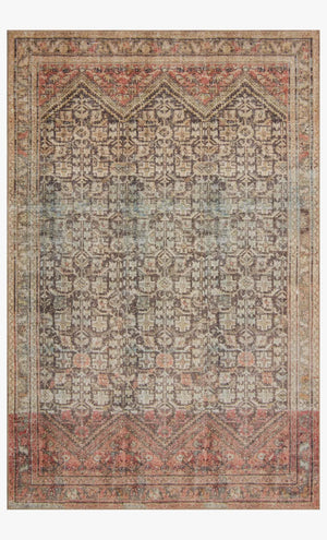 Loren Lq-17 Charcoal/Multi Rug - Baconco