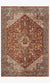 Lourdes Lou-02 Rust/Multi Rug - Baconco