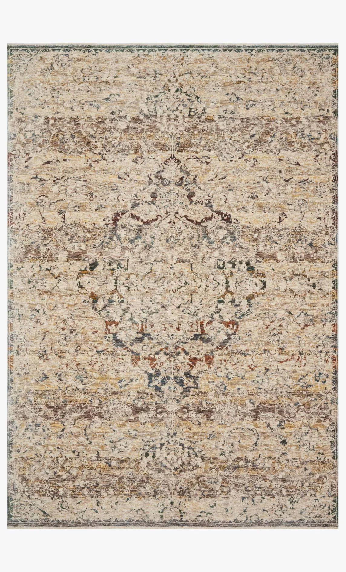 Lourdes Lou-06 Ivory/Multi Rug - Baconco