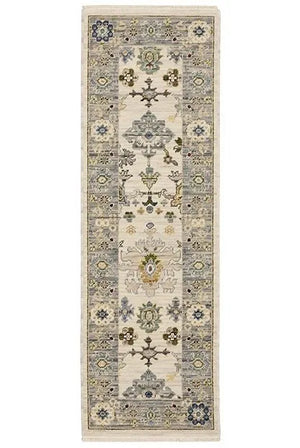 Lucca 846H Ivory/Grey Rug - Baconco