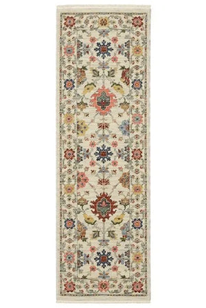 Lucca 93W Ivory Rug - Baconco