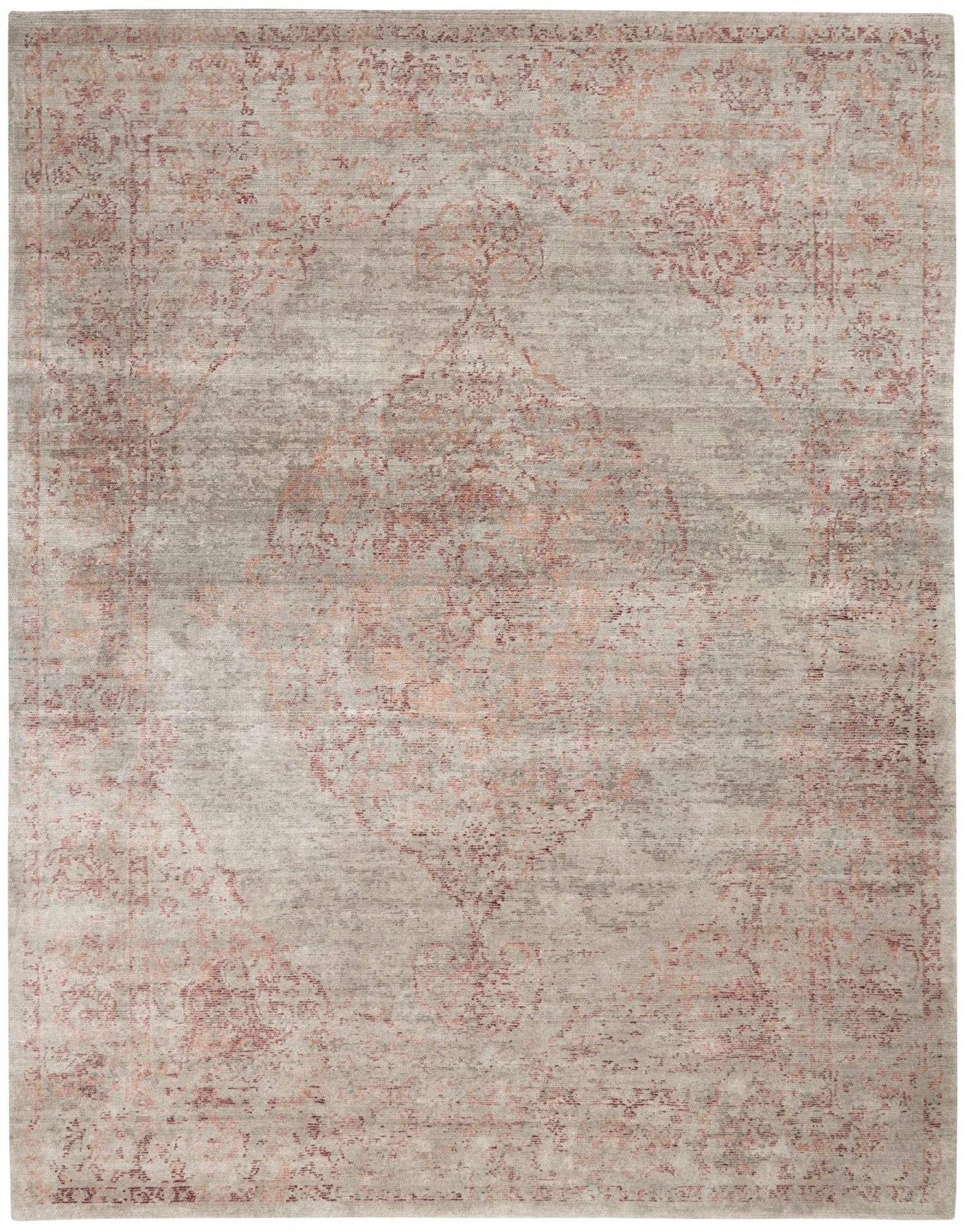 Lucent Lcn07 Silver/Red Rug - Baconco