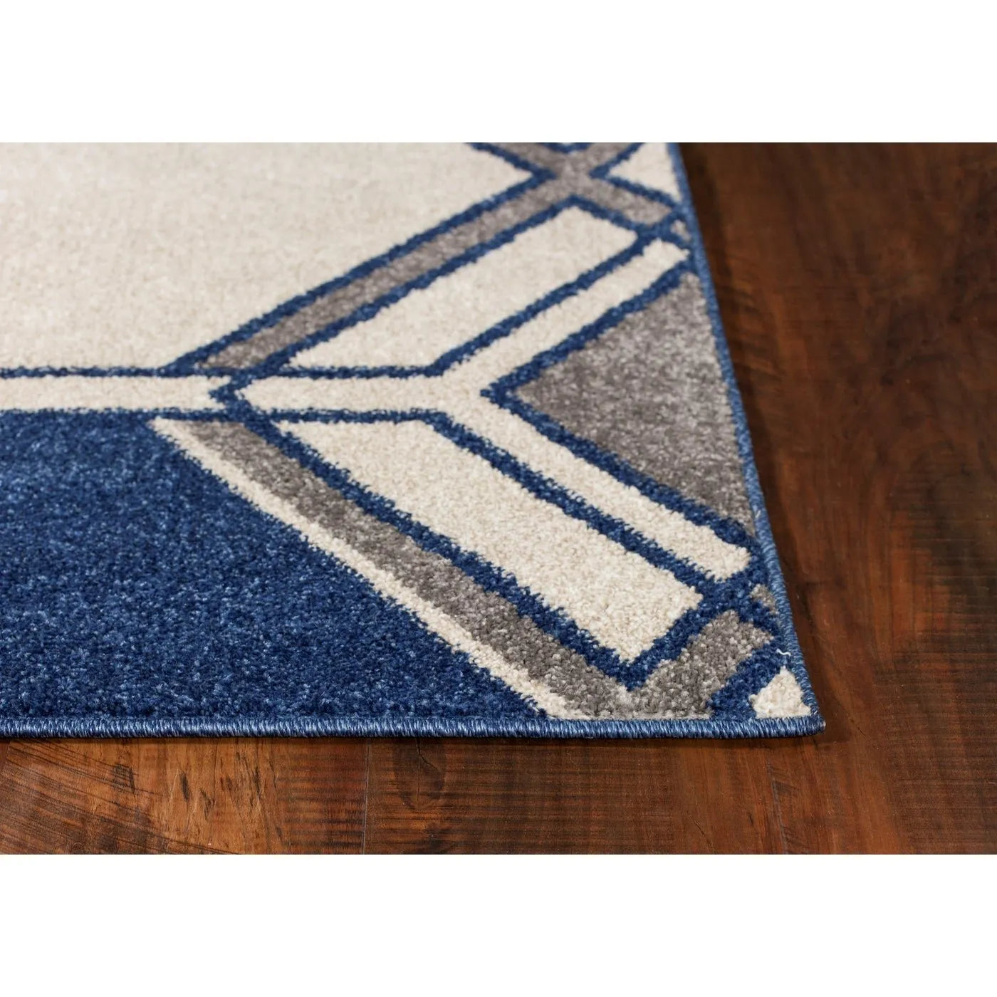 Lucia 2768 Grant Ivory/Denim Rug - Baconco